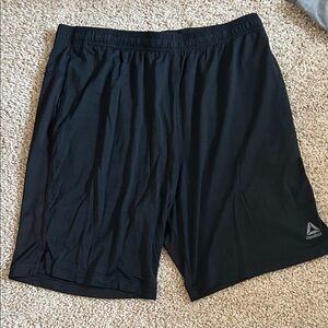 Reebok Men's Black Athletic Shorts